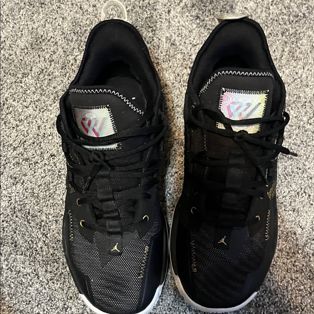 Jordan Black and White Men's Sneakers